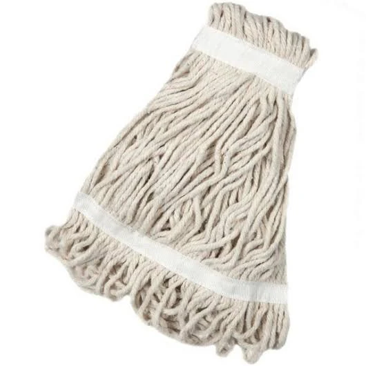 400g Colour Coded Fan Mop Head - Looped With Stitched Ends (38mm Webbing)