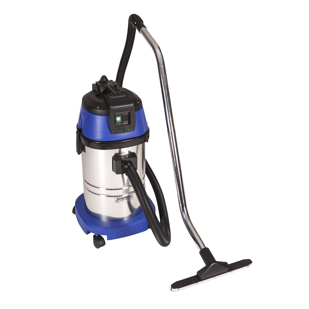Wet/Dry Vacuum Cleaner (Stainless Steel) - 30L