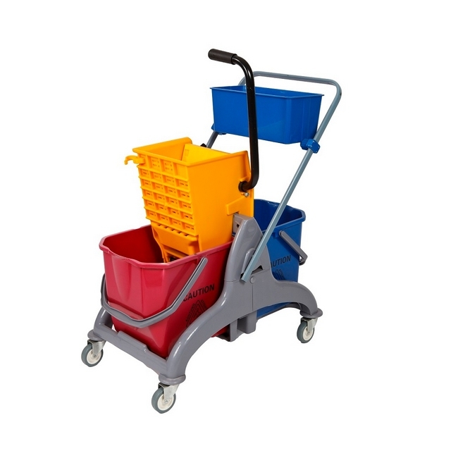 Double Saul Bucket & Wringer Trolley