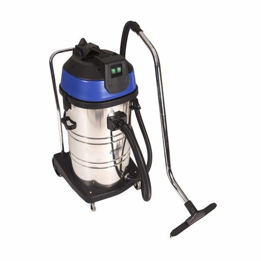 [SJP27] Wet/Dry Vacuum Cleaner (Stainless Steel) - 2 Motors